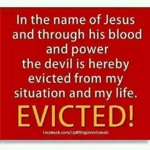 war the devil is evicted