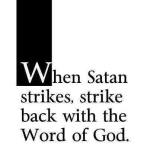 satan strike with the word