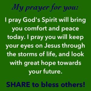 my prayer for you future