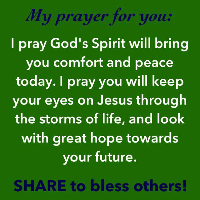 my prayer for you future